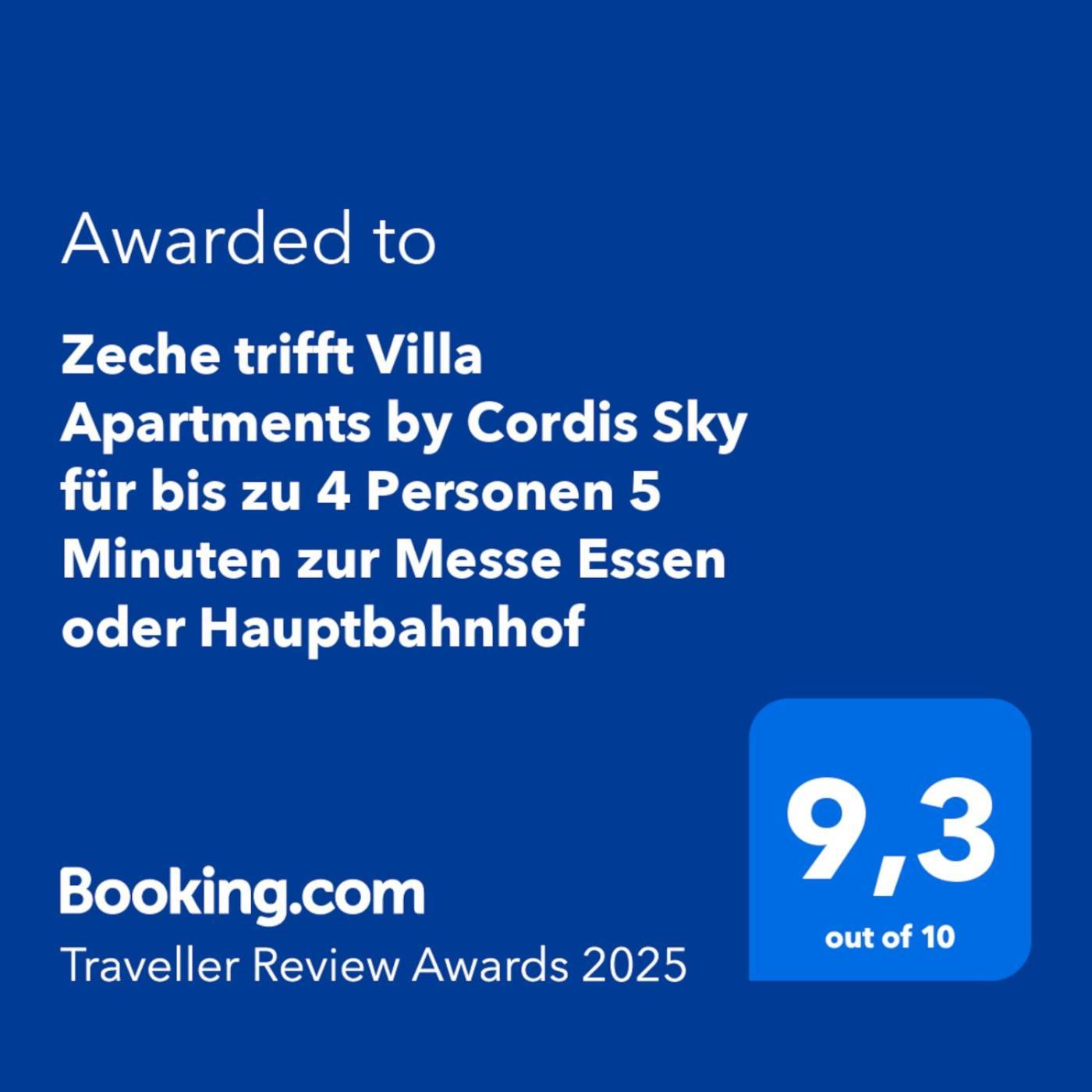 Zeche Trifft Villa Apartments By Cordis Sky Fuer Bis Zu 4 Personen 5 Minuten Zur Messe Essen Oder Hauptbahnhof Luaran gambar